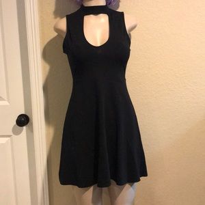 Black Express Peekaboo dress